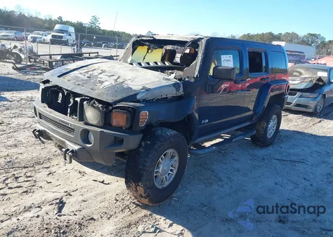 2007 Hummer H3 Suv z USA, uszkodzony, nr VIN 5GTDN13E678157617